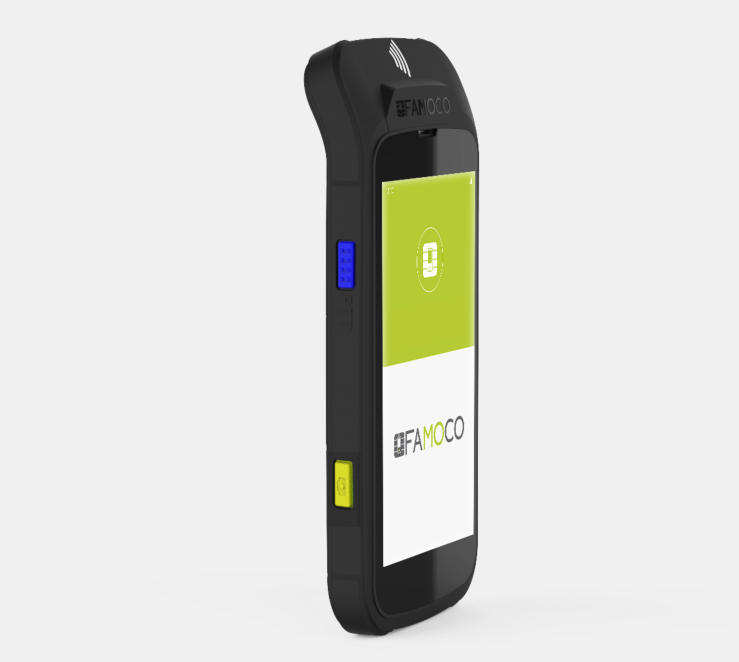 An encrypted payment device for bus swiping in a European country